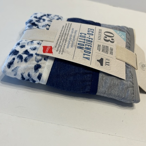 Hanes Women’s 3-Pack Eco Friendly Cotton Bikini Panties - Picture 7 of 7